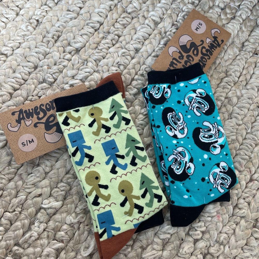 Awesome Socks Club Socks 2023 - Size S/M colorful NEW
